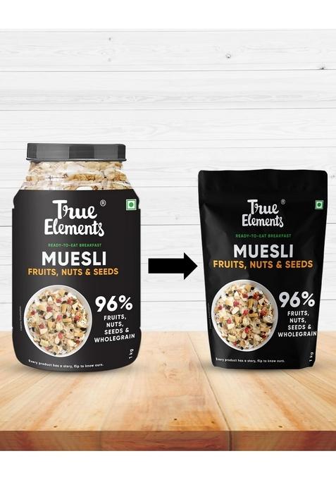 True Elements Muesli Fruit And Nuts 1Kg