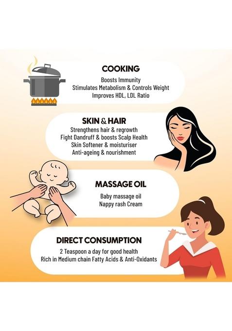 Disano Cold Pressed Virgin Coconut Oil , 250 Ml