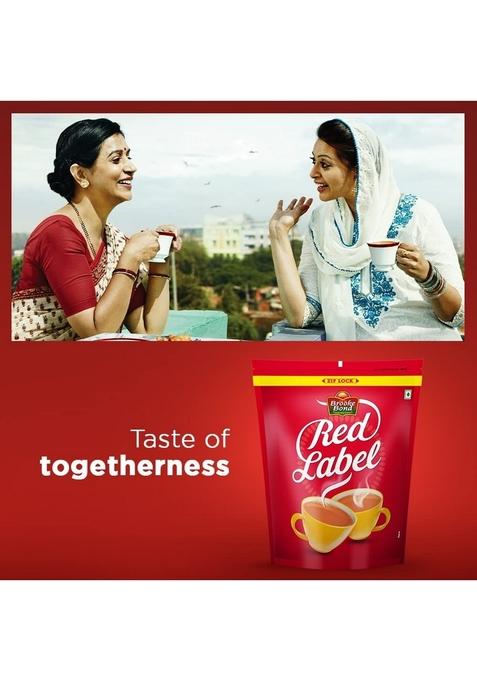 Brooke Bond Red Label Tea 1 Kg Pack, Strong Chai From The Best Chosen Leaves, Rich In Healthy Flavonoids