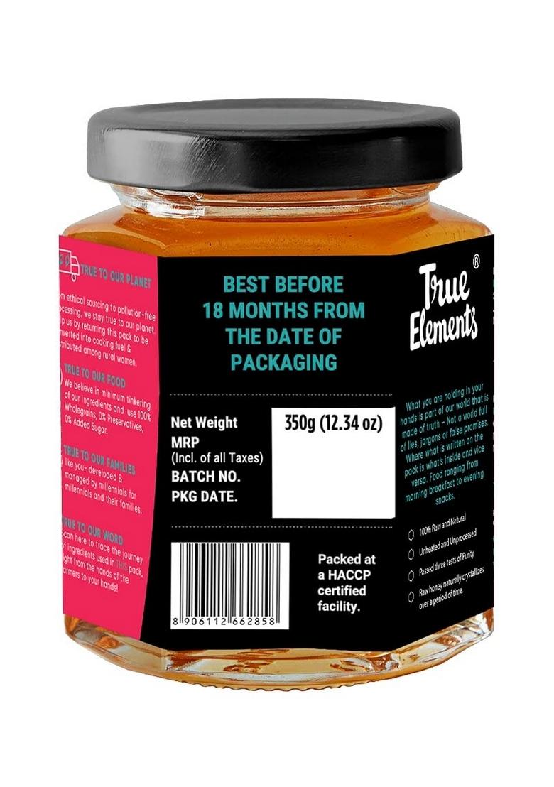 True Elements Raw Honey 350Gm