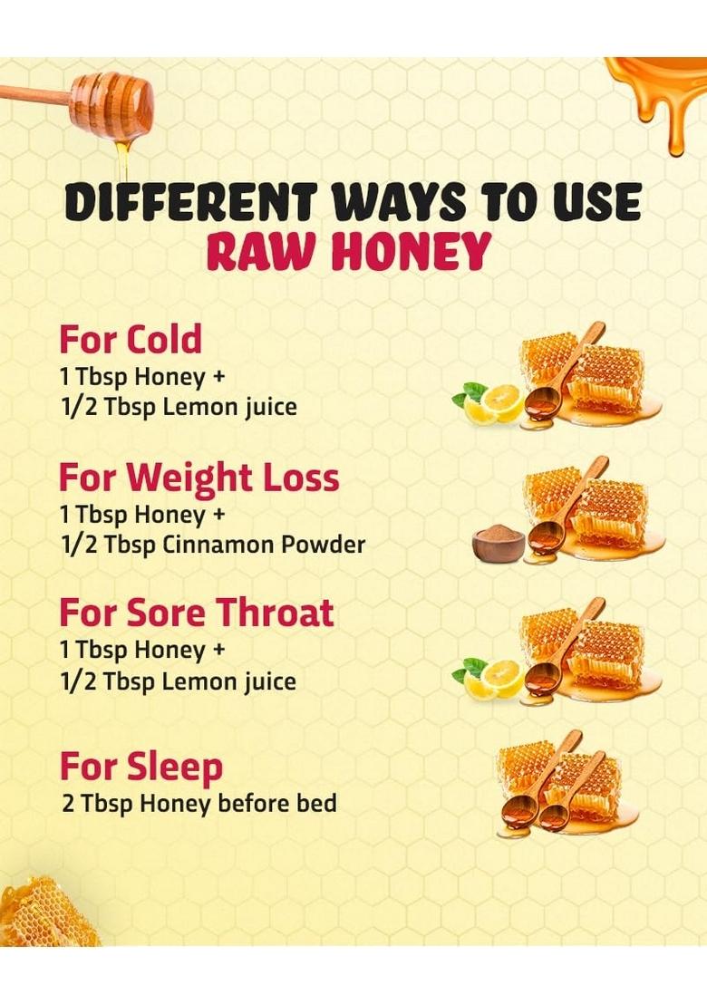 True Elements Raw Honey 350Gm