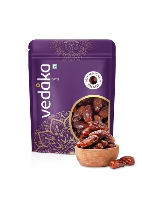 Vedaka Amazon Brand - Fresh Dates | 500 G Khajur Dry Fruit Naturally Dried Healthy Snack No Added Preservatives Or Additives Hygienically Packed