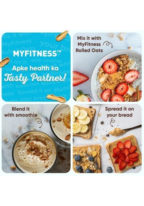 Myfitness Original Classic Peanut Butter Smooth 510G | 21G Protein To Boost Energy Tasty & Healthy Nut Spread Vegan Cholesterol Free, Gluten Free Zero Trans Fat Creamy