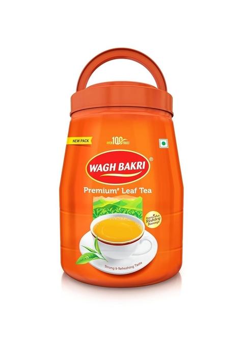 Wagh Bakri Premium Leaf Tea Jar, 1Kg, Black Tea,