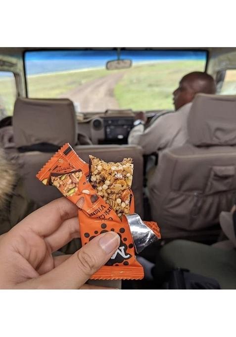 Mojo Bar Energy Bars Variety Pack | Choco Almond, Yoghurt Berry & Orange Dark 100% Whole Grains, Nut Fruit High Granola Of 6 X 32G Gluten Free No Preservatives