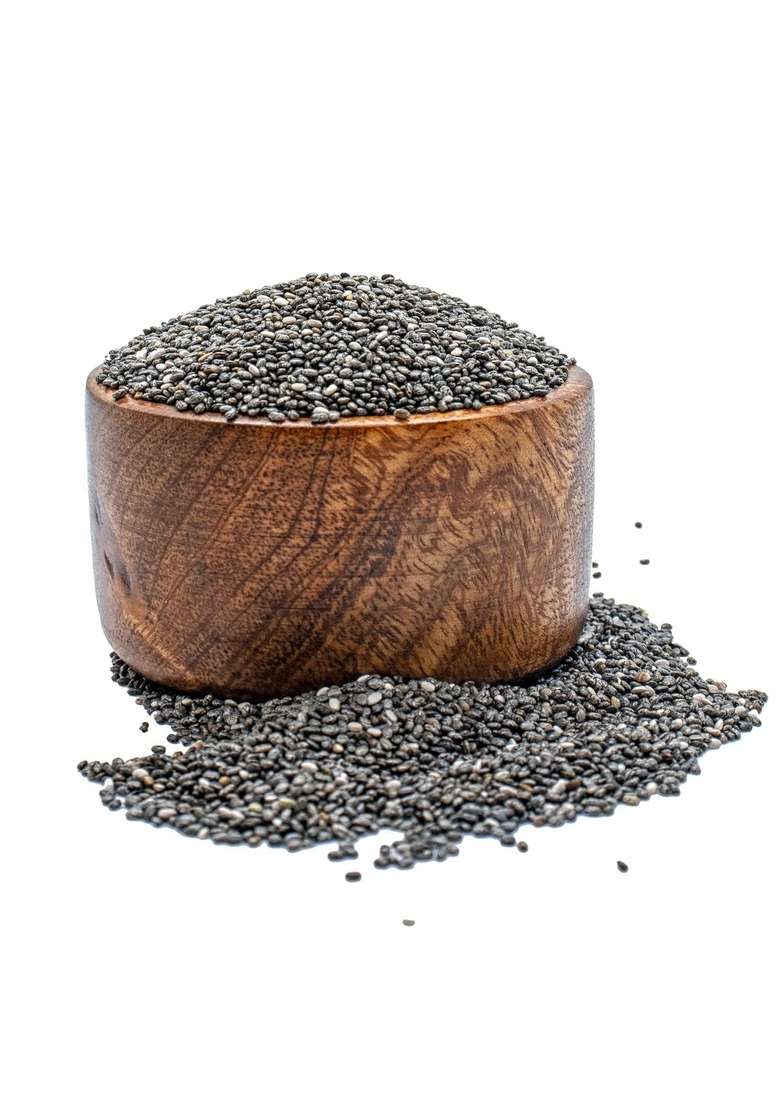 Sattvic Foods Chia Seeds (100 G) | Certified Organic, Indian-Origin, Gluten-Free & Vegan Superfood Fibre Protein Packed Add To Water, Cereals, Oatmeal, Smoothies Desserts - Indya