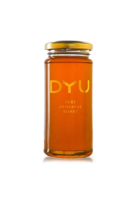 Dyu Natural Artisanal Honey - 315G | 100% Pure & Original Forest Micro-Filtered With No Added Preservatives, Sugar Glass Jar (Pack Of 1)