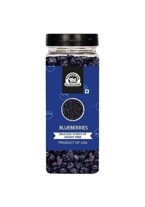 Wonderland Foods (Device) 250G Healthy & Tasty Californian Whole Dried Blueberry Jar | Dry Fruits