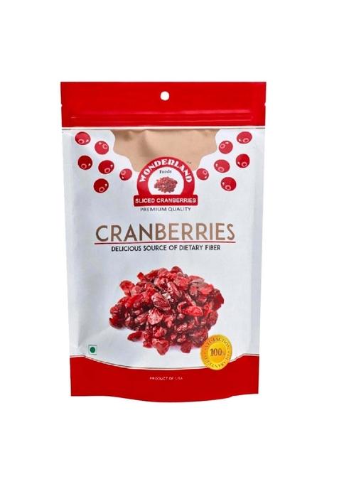 Wonderland Foods (Device) 200G Healthy & Tasty Californian Sliced Dried Cranberry Pouch