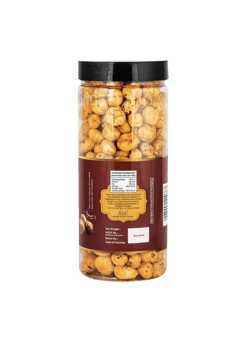 Wonderland Foods (Device) 100G Roasted & Flavoured Tangy Masala Makhana (Foxnut) Jar