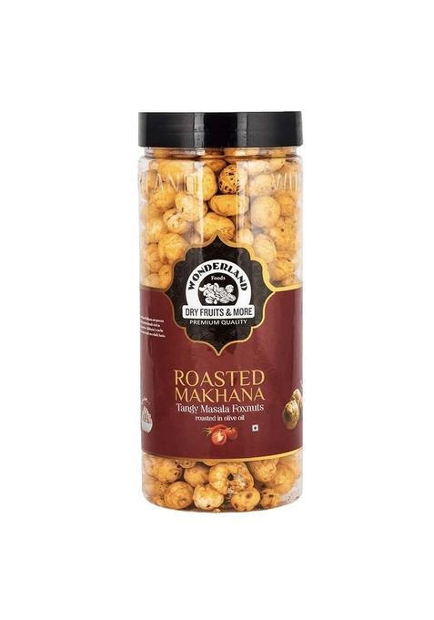 Wonderland Foods (Device) 100G Roasted & Flavoured Tangy Masala Makhana (Foxnut) Jar