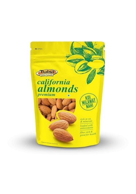 Tulsi California Almonds Premium 500G | Whole Almond Rich In Vitamins & Minerals Fiber Good For Health Loaded With Antioxidants Nuts Dry Fruits Badam Giri Healthy