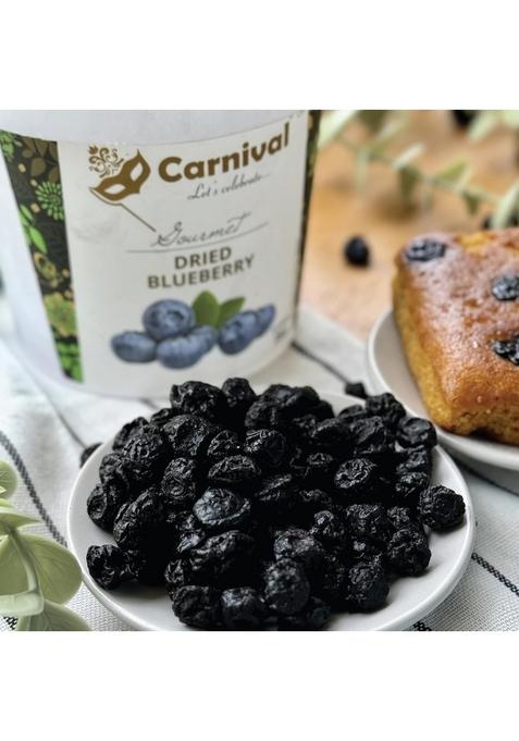 Carnival American Premium Dried Blueberry | Whole And Blueberry| Rich In Calcium Vitamin K| Healthy Tasty| No Added Preservatives| Ideal For Snacking 250Gram