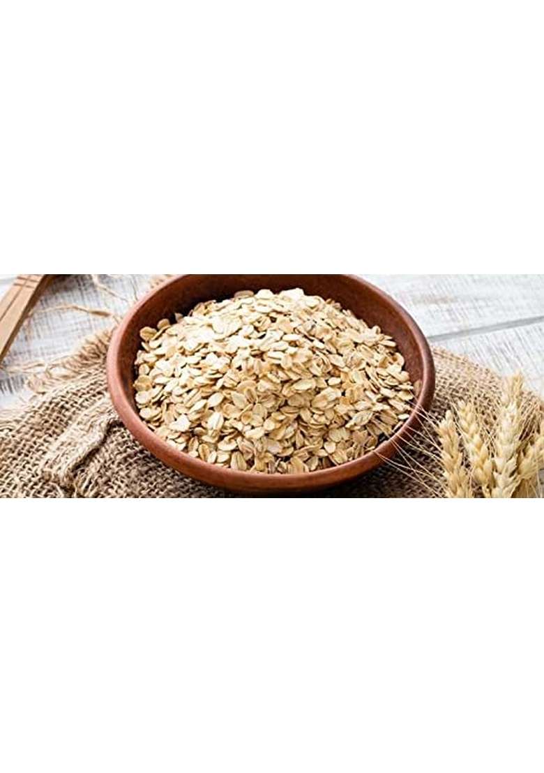 Agile Organic Jumbo Rolled Oats 1Kg - Gluten Free Oats|Diet Food|100% Wholegrain Breakfast|Oats For Weight Loss - Indya