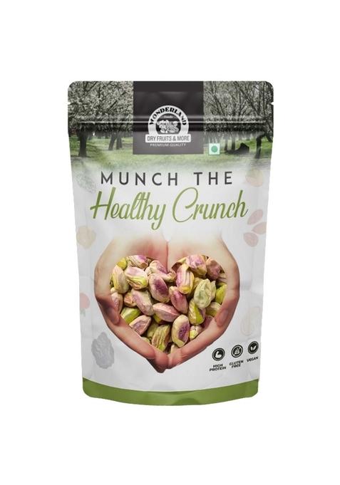 Wonderland Foods (Device) 200G American California Raw Shelled Kernels Unsalted Pistachios (Pista) Pouch