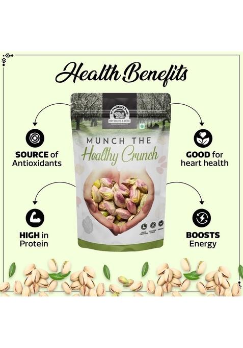 Wonderland Foods (Device) 200G American California Raw Shelled Kernels Unsalted Pistachios (Pista) Pouch