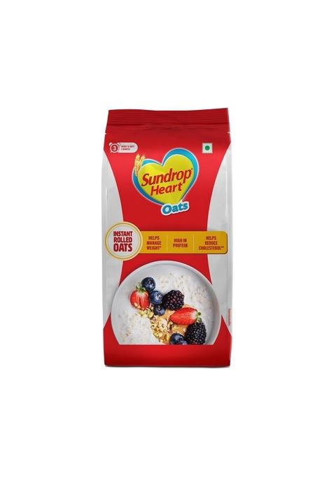 Sundrop Heart Plain Oats, High In Protein, 1Kg