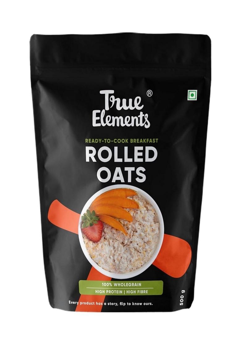 True Elements Rolled Oats 500G