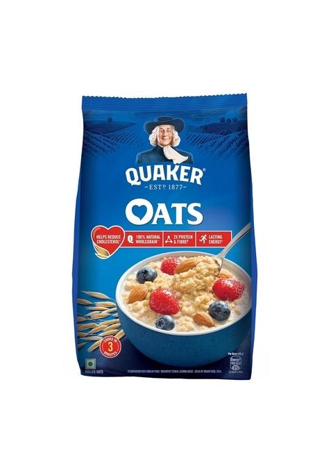 Quaker Oats 2Kg | Rolled Oats | 100% Natural Wholegrain | Nutritious Breakfast Cereals | Porridge | Easy To Cook