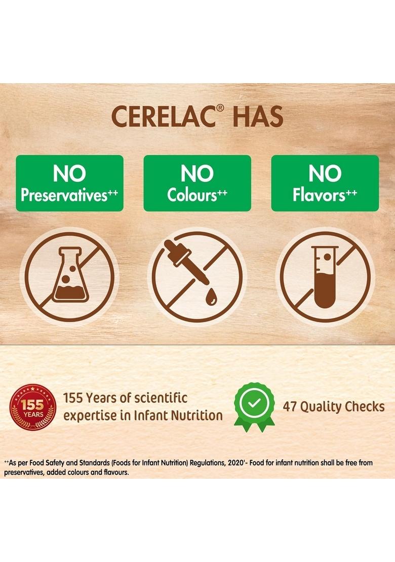 Cerelac Baby Food Cereal | No Preservatives | Wheat Rice Mixed Fruit For 10 To 24 Months Baby | Source Of Iron & Protein For Babies | Instant Cereal | 300G