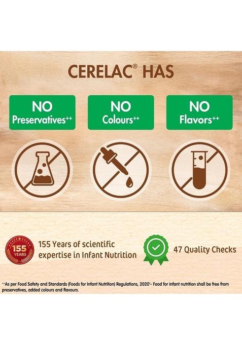 Cerelac Baby Food Cereal | No Preservatives | Wheat Rice Mixed Fruit For 10 To 24 Months Baby | Source Of Iron & Protein For Babies | Instant Cereal | 300G
