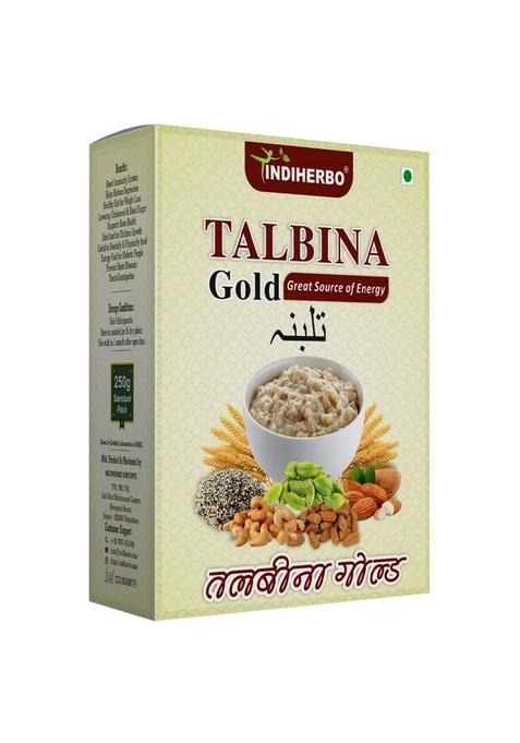 Indiherbo Talbina Gold Premium Porridge Mix With Barley, Dry Fruits And Cardamom, 250G (250 Gram, Elaichi)