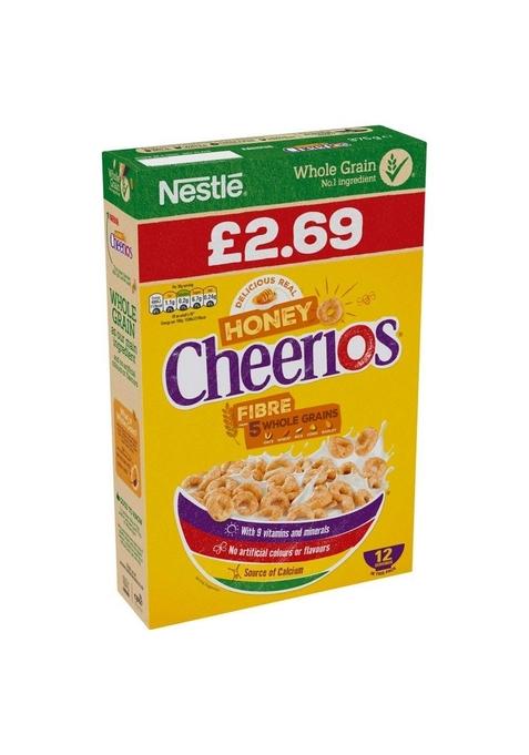Nestle Whole Grain Honey Cheerios Cereal, 375 G