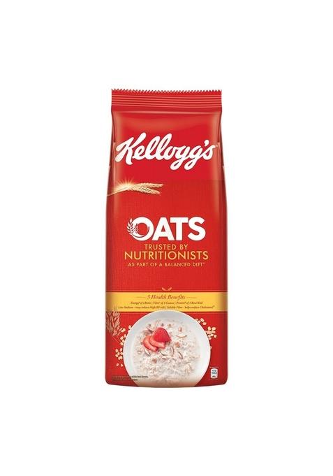 Kellogg'S Oats 2Kg, Trusted By Nutritionists | Energy Of 2 Rotis, Protein Of 1 Bowl Dal, Fibre Of 1 Guava, High In Protein & Fibre, Low In Sodium | Breakfast Oats