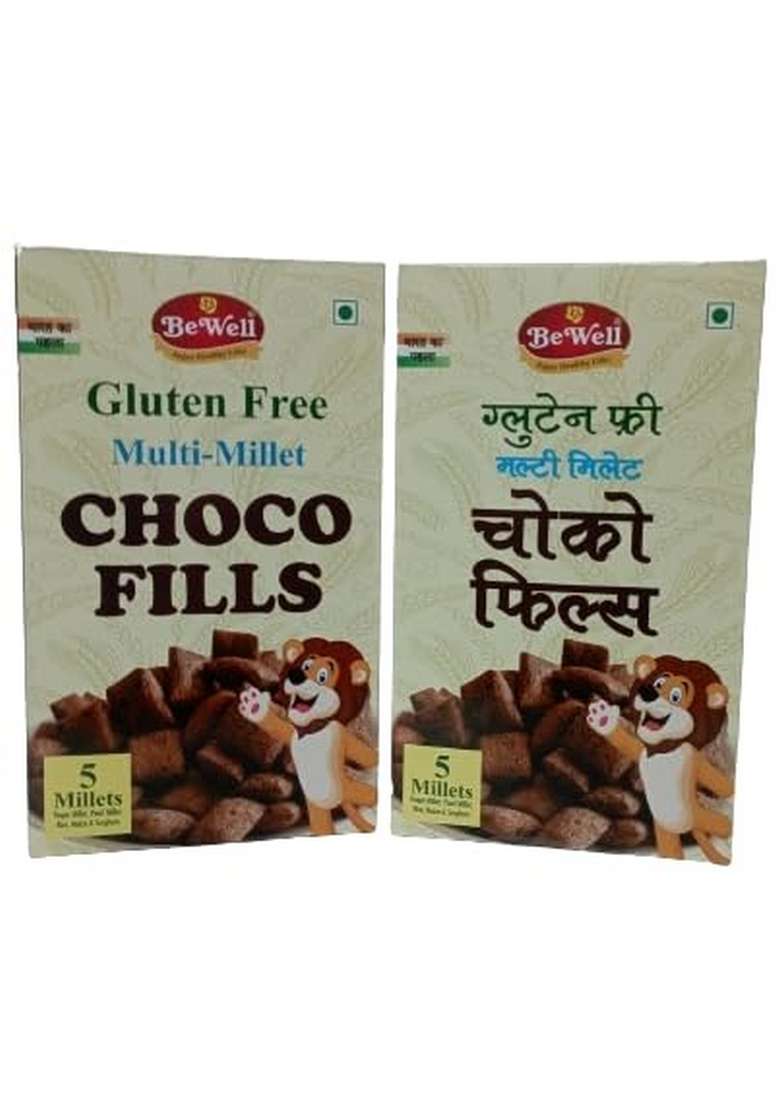 Bewell - Gluten Free Chocofills 2X250G | Made Of 5 Healthy Millets | Multigrain Chocofills - Indya