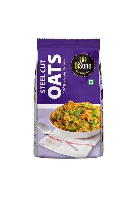 Disano Steel Cut Oats, 1Kg, Wholegrain Oats, High In Protein And Fiber, 100% Natural & Gluten Free, Preservative Free