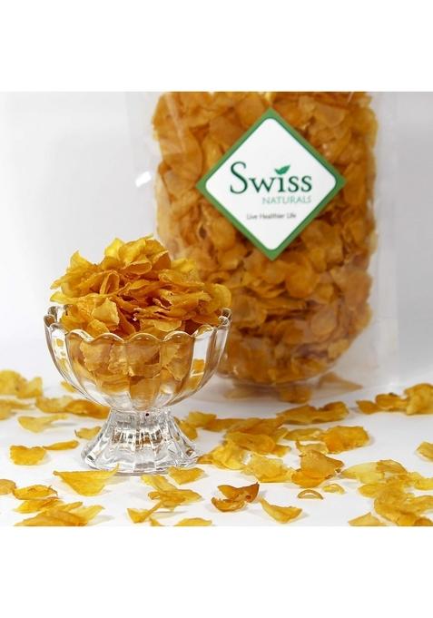 Swiss Naturals Raw Cornflakes For Frying (Maize Poha) 400G