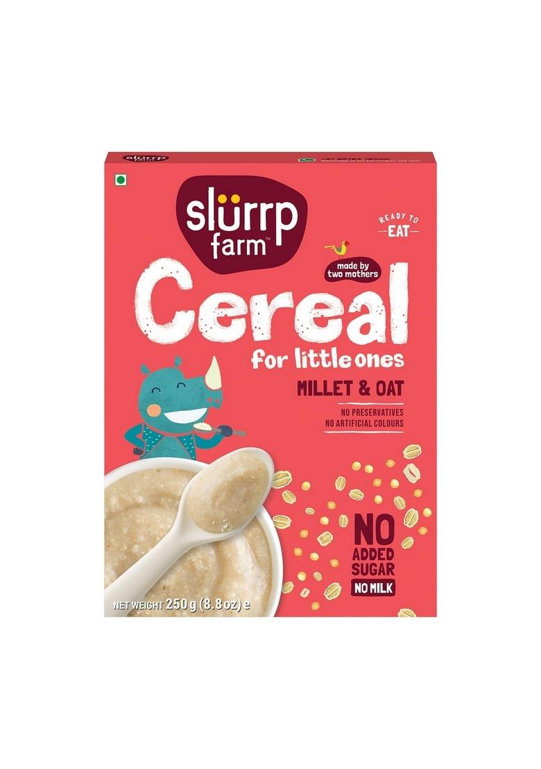 Slurrp Farm Porridge, Millet And Oats Powder | Instant Healthy Wholesome Food, No Added Sugar No Salt, 250 G