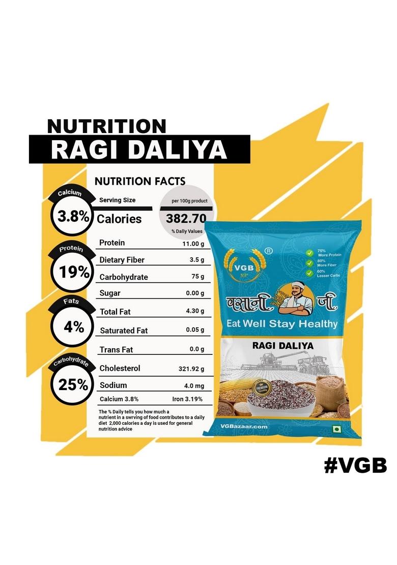 Vasani G Ragi Dalia | Finger Millet Porridge | Nachni Mandua Daliya | Kezhvaragu Kanji |Nagli | Bavto | Madua Cereal Porridge Broken Grain