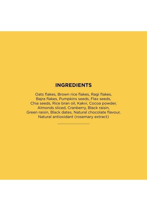 Froods Chocolate Granola 220G | Made With Millets | High Fibre | Vegan & Gluten Free | No Refined Sugar | Rich In Superfoods | Gut-Healthy Energy Breakfast Cereal (Pack Of 1)