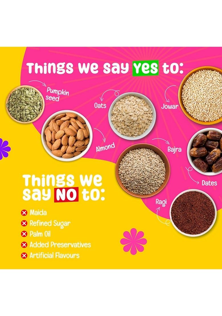 Yogabar Wholegrain Breakfast Muesli Fruits, Nuts + Seeds, 700 G (Super Saver Pack)