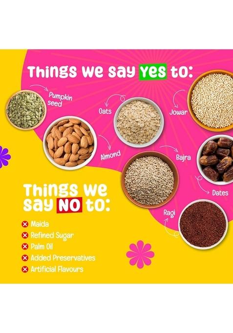 Yogabar Wholegrain Breakfast Muesli Fruits, Nuts + Seeds, 700 G (Super Saver Pack)