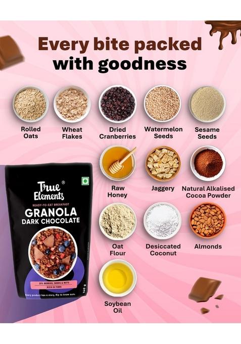True Elements Granola Dark Chocolate 400G