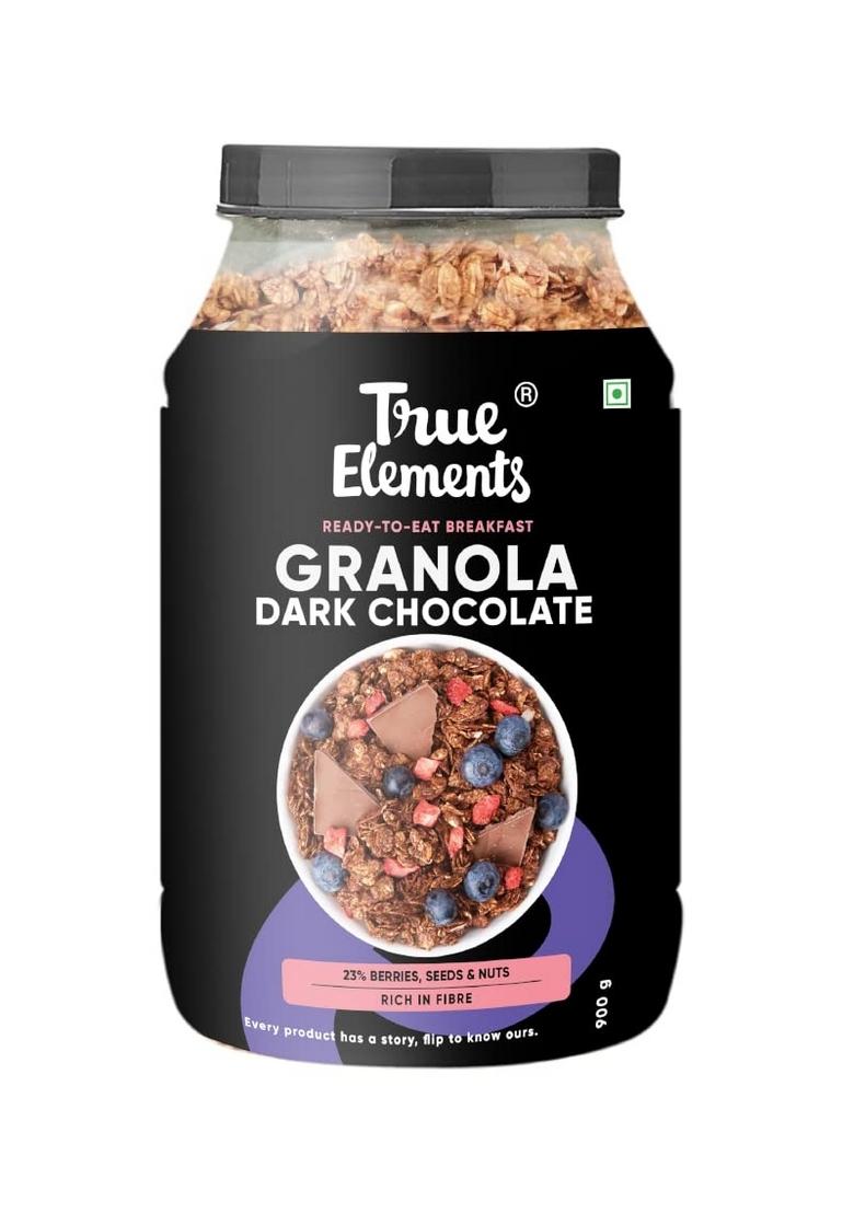 True Elements Crunchy Granola Dark Chocolate 900G