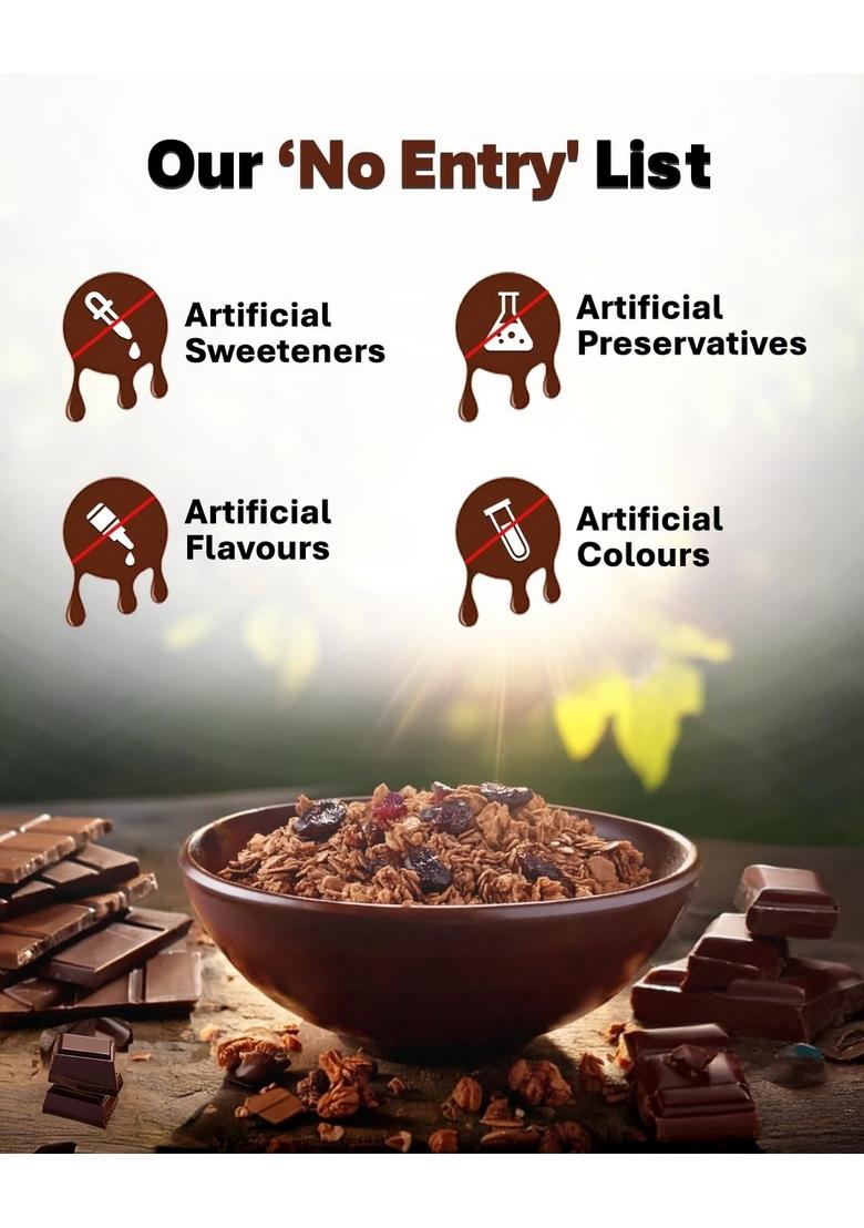 True Elements Crunchy Granola Dark Chocolate 900G