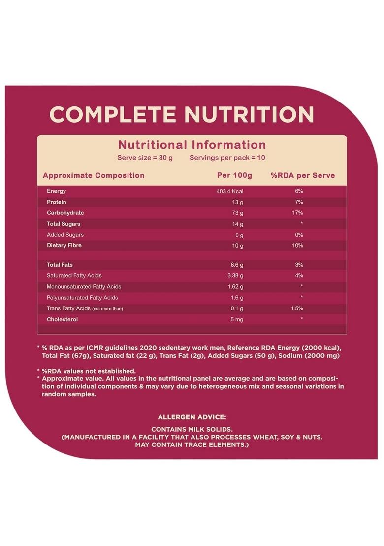 Pro To Grow Fitbhim Diabetic Friendly Oats For Adults 300G | Enriched With Bhim Bananas, Millets & Monk Fruit | Zero Added Sugar, High Fibre, Low Gi & Gluten-Free