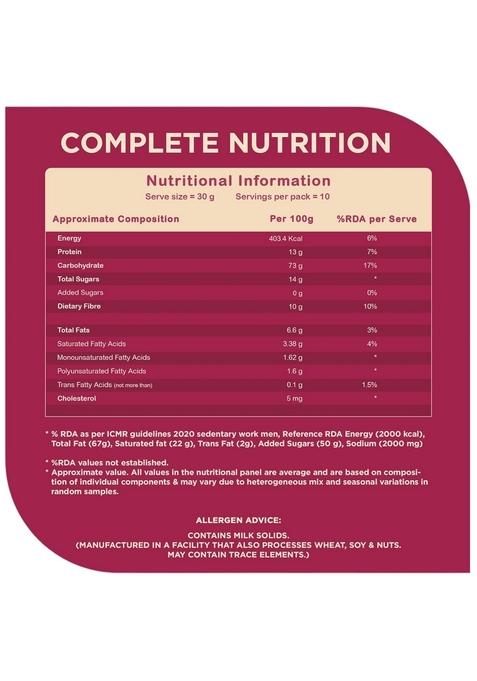 Pro To Grow Fitbhim Diabetic Friendly Oats For Adults 300G | Enriched With Bhim Bananas, Millets & Monk Fruit | Zero Added Sugar, High Fibre, Low Gi & Gluten-Free