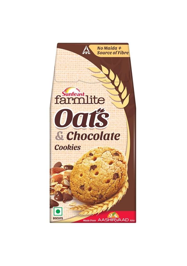 Sunfeast Farmlite Oats With Chocolate, 150Grams - Indya