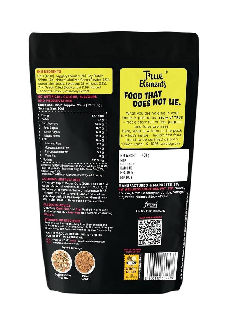 True Elements Protein Oats 400Gm