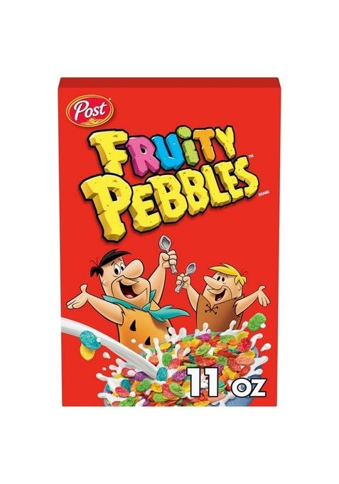 Post Fruit Pebbles Sweetened Rice Cereal, Fruity - 311 G