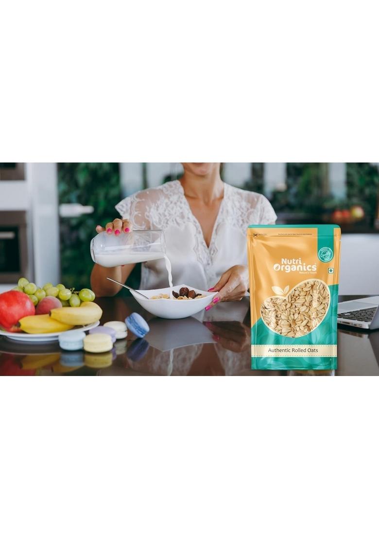 Nutriorganics Rolled Oats 1 Kg