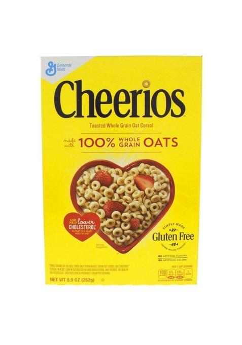 General Mills Cheerios Toasted Whole Grain Oat Cereal, 252G