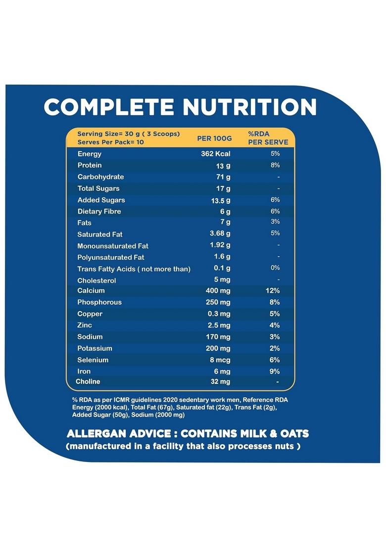 Protogrow Fitbhim Ready To Eat Jaggery Oats For Breakfast 300G | Enriched With Bhim Banana High In Protein & Fiber | Ideal For Kids (3+ Years) & Adults | Supports Weight Management & Heart Health