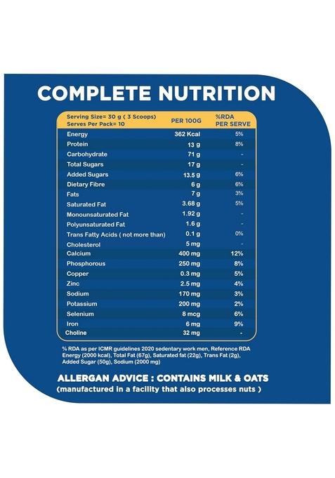 Protogrow Fitbhim Ready To Eat Jaggery Oats For Breakfast 300G | Enriched With Bhim Banana High In Protein & Fiber | Ideal For Kids (3+ Years) & Adults | Supports Weight Management & Heart Health