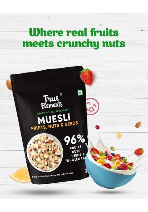 True Elements Muesli Fruit And Nuts 1Kg