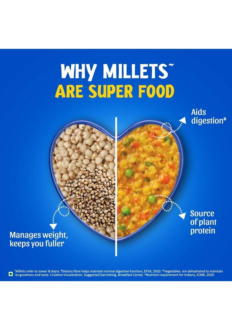 Saffola Masala Millets Masala Delight | Lower In Calories, Rich In Fibre | Yummy Millets For Happy Tummy, 225G - Indya